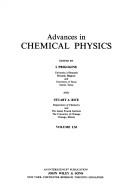 Cover of: Advances in Chemical Physics by Ilya Prigogine