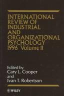 Cover of: 1996, International Review of Industrial and Organizational Psychology