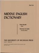 Cover of: Middle English Dictionary (Volume D.4)