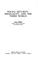 Cover of: Social Security, Inequality, and the Third World (Social Development in the Third World)