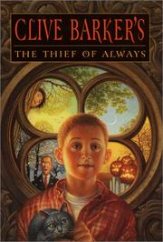 Cover of: Clive Barker's The thief of always
