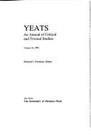 Cover of: Yeats: An Annual of Critical and Textual Studies, Volume XI, 1993 (Yeats: An Annual of Critical and Textual Studies)