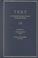 Cover of: Text: An Interdisciplinary Annual of Textual Studies, Volume 14 (TEXT: An Interdisciplinary Annual of Textual Studies)
