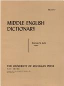 Cover of: Middle English Dictionary (Volume P.7)