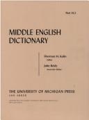 Cover of: Middle English Dictionary (Volume H.2)