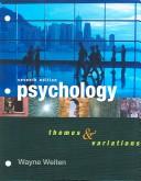 Cover of: Psychology Themes & Variations (Concept Charts for Study and Review to Accompany Text) by Wayne Weiten