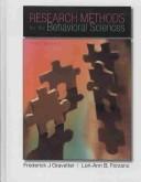 Cover of: Research Methods for the Behavioral Sciences by Frederick J. Gravetter, Lori-Ann B. Forzano