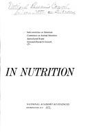 Cover of: Selenium in Nutrition by Committee on Animal Nutrition