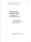 Counting the people in 1980 by Assembly of Behavioral and Social Sciences (U.S.). Panel on Decennial Census Plans.