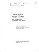 Cover of: Counting the people in 1980: An appraisal of census plans