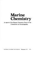 Marine chemistry; by National Research Council (US)