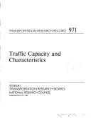 Cover of: Traffic capacity and characteristics. by National Research Council (U.S.). Transportation Research Board