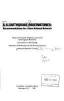 Cover of: United States Earthquake Observatories