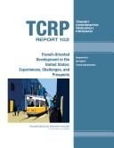 Cover of: Transit-oriented Development in the United States by 
