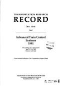 Cover of: Advanced train control systems, 1991 by 