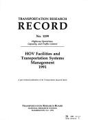 Cover of: Hov Facilities and Transportation System Management, 1991 by 