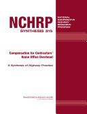 Cover of: Compensation for Contractors
