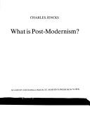 What is Post Modernism, 2nd Ed by Charles Jencks