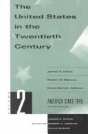 Cover of: The United States in the Twentieth Century: America Since 1945