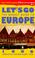 Cover of: Let's Go: The Budget Guide to Europe, 1996