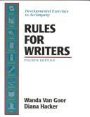 Cover of: Rules for Writers Developmental Exercises: Developmental Exercises