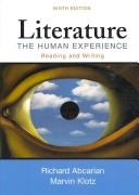 Cover of: Literature by Richard Abcarian, Marvin Klotz, Andrea A. Lunsford