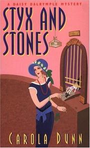 Cover of: Styx And Stones (Daisy Dalrymple Mysteries) by Carola Dunn