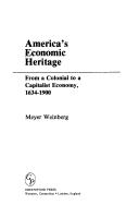 Cover of: America's economic heritage