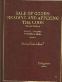 Cover of: Sale of Goods: Reading and Applying the Code