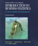 Cover of: Study Guide to Accompany Introduction to Business Statistics by Alan H. Kvanli, C. Stephen Guynes, Robert J. Pavur