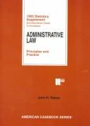 Cover of: 1995 Statutory Supplement (Including Recent Cases) to Accompany Administrative Law: Principles and Practice (American Casebooks (Paperback)) by John H. Reese