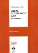 Cover of: 1998 Supplement to Local Government Law