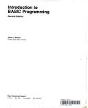 Cover of: Introduction to Basic Programming by Steven L. Mandell