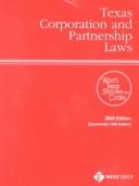 Cover of: Texas Corporation and Partnership Laws 2000 (Texas Corporation and Partnership Laws)