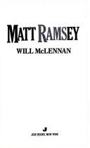 Cover of: Ramseys 3:matt Rams (Ramsey 3)