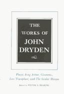 Cover of: Plays by John Dryden, Maximillian E. Novak, George R. Guffey