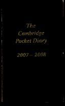 Cover of: The Cambridge Pocket Diary 2007-2008