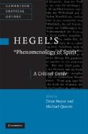 Cover of: Hegel's Phenomenology of spirit: a critical guide