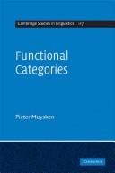 Cover of: Functional Categories (Cambridge Studies in Linguistics)