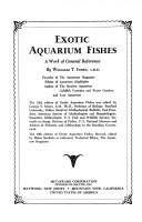 Cover of: Exotic aquarium fishes: a work of general reference.