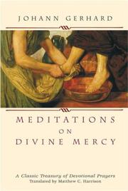 Cover of: Meditations on Divine Mercy by Johann Gerhard