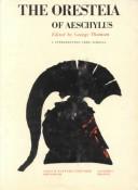 Cover of: The Oresteia of Aeschlyus