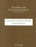 Cover of: Algebra for Students