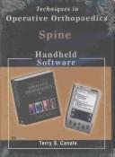 Cover of: Spine: Handheld Software (Techniques in Operative Orthopaedics Pda Software Series)