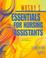 Cover of: Mosby's Essentials for Nursing Assistants -Text and Workbook Package