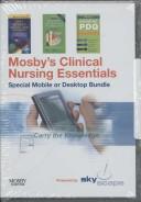 Cover of: Mosby's Clinical Nursing Essentials: Special Mobile/Desktop Bundle Powered by Skyscape