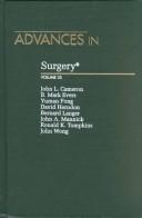 Cover of: Advances in Surgery