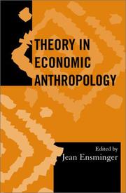 Cover of: Theory in Economic Anthropology | Jean Ensminger