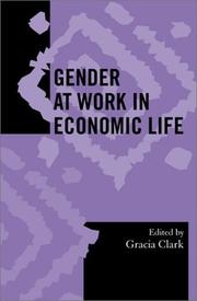 Cover of: Gender at Work in Economic Life (Society for Economic Anthropology Monographs, V. 20.)