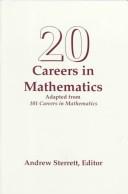 Cover of: 20 Careers in Mathematics